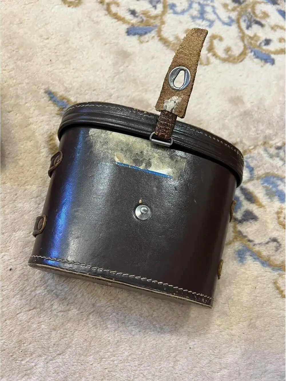 Rare Vtg Asahi Pentax Honeywell 8 x 30 7.5 Prism Coated Binoculars Leather Case